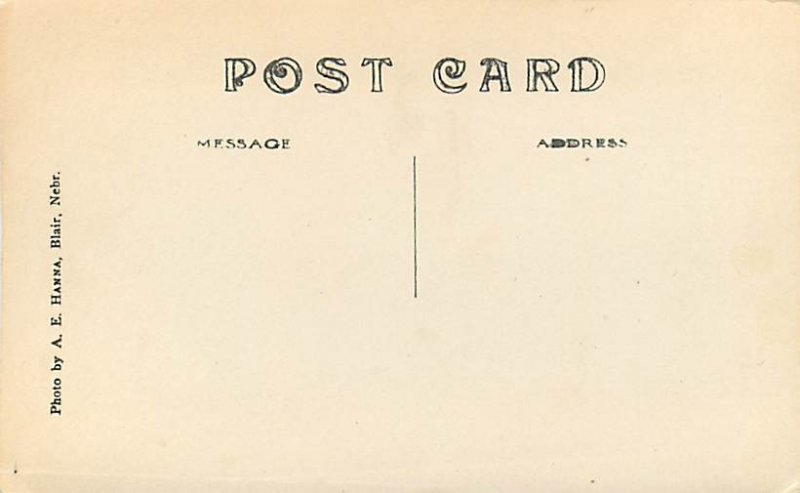 NE, Holdrege, Nebraska, RPPC, Fourth Street, Business Section, Hanna Photo