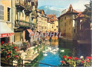 'Modern Postcard The Old Annecy H Sav In the middle of the Thiou Palace I''Isle'