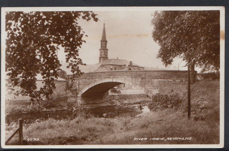 Scotland Postcard - River Irvine, Newmilns  DC1008