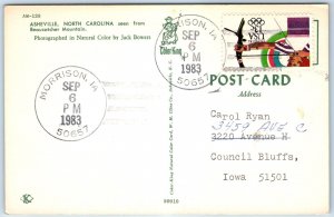 1983 Morrison, IA Post Office Cancel Postcard Town USPO Postal History A269