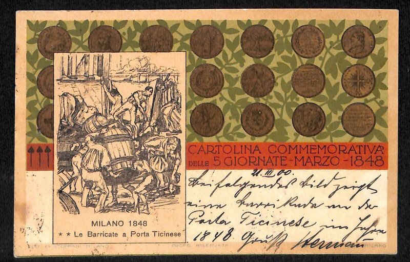 ab1972 - VINTAGE POSTCARD - MILAN City: Porta Ticinese -
