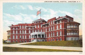 Jamestown General Hospital Jamestown New York 1920s postcard