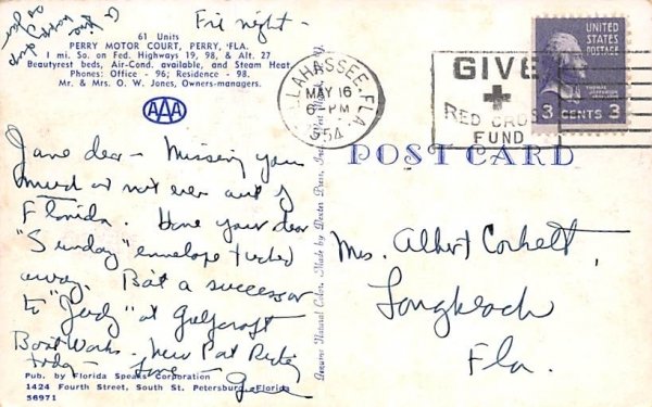 61 Units, Perry Motor Court Florida  