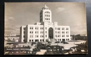 Mint Mexico RPPC Real Picture Postcard Federal Palace Monterrey