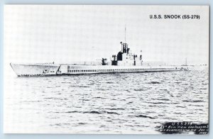 Portsmouth New Hampshire NH Postcard USS Snook SS-279 US Navy Military Ship