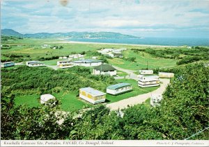 Knockalla Caravan Site Portsalon Fanad Donegal Ireland Postcard C5