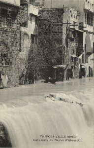 lebanon, TRIPOLI طرابلس, Cataract of the Abou-Ali River (1900s) Postcard