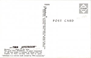 TWA Trans World Airlines Jetstream Postcard J44
