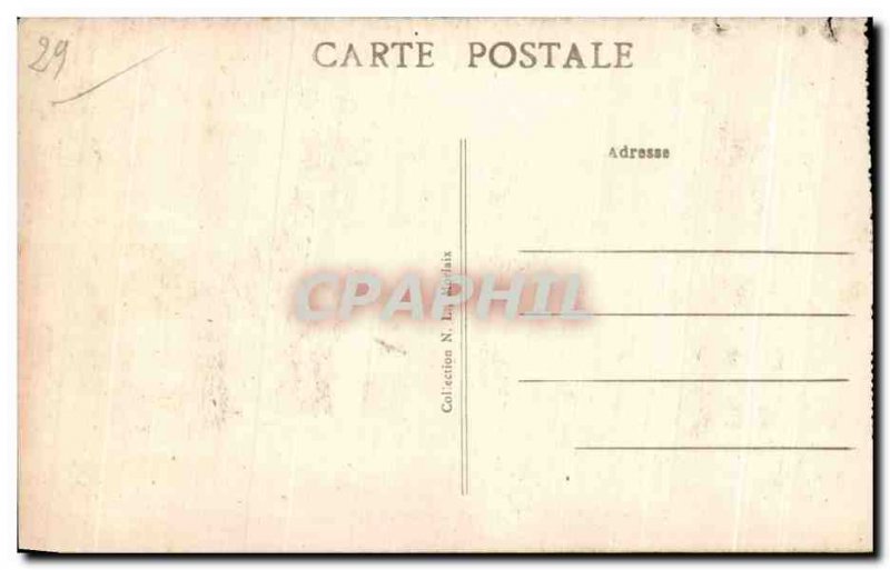 Old Postcard Saint Thegonnec (Finistere) Altarpiece of the Rosary Altar I