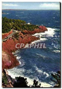 Postcard Modern French Riviera French Riviera cliffs of the Corniche d'Or