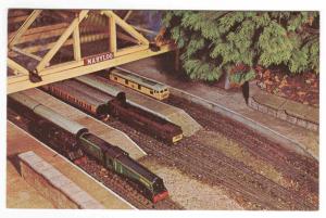Model Railway Railroad Bekonscot Village Beaconsfield Bucks UK  postcard
