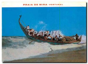 Postcard Modern Praia de Mira Portugal