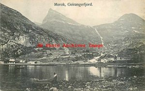 Norway, Merok, Geirangerfjord, Schonbergs No 1514