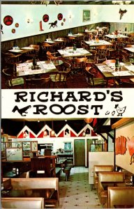 Postcard Richard's Roost Coffee Shop in Rochester, Minnesota~135109