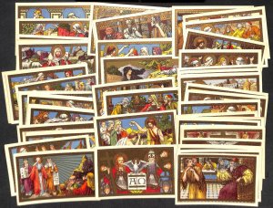 The Sunday Gospels in images 52 artistically colored postcards by René de Cramer 