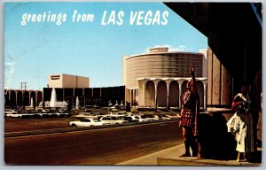 Vtg Las Vegas Nevada NV Caesars Palace Roman Theme On The Strip 1960s Postcard