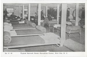 Typical Barrack Room Reception Center Fort Dix New Jersey