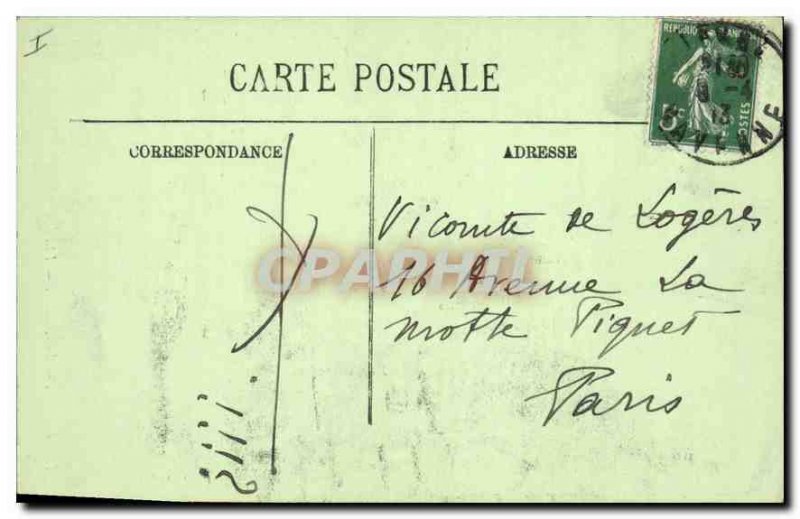 Postcard Old Chateau Laval