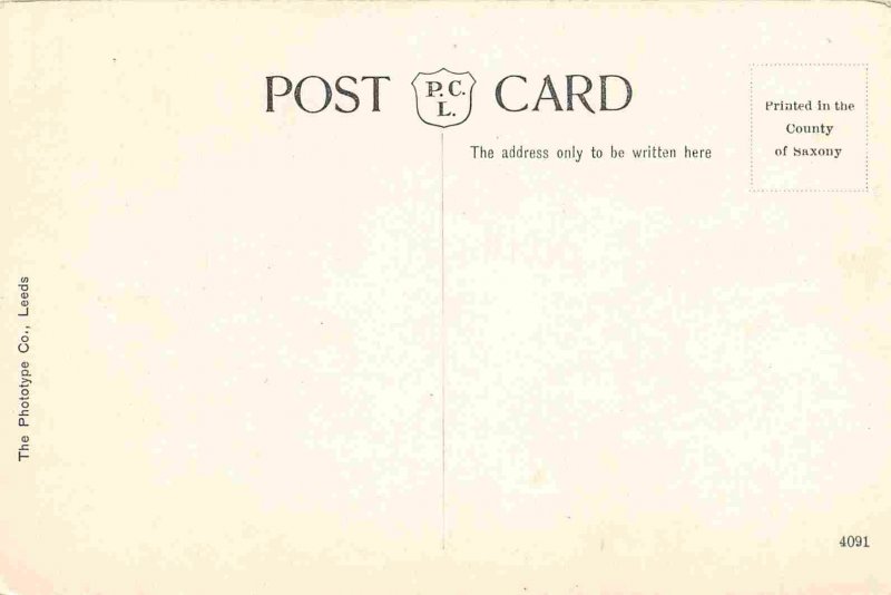 The Choir Wakefield Cathedral Interior West Yorkshire UK postcard