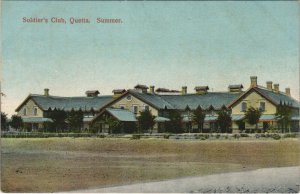 PC PAKISTAN, QUETTA, SOLDIER'S CLUB, Vintage Postcard (b43234)
