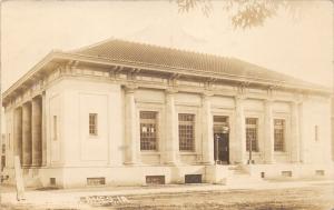 Ames Iowa~US Post Office~Unpaved Street~1912 Kruxo RPPC Postcard