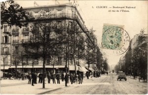 CPA Clichy Boulevard National et rue de l'Union (1314211)