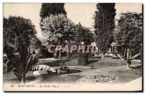 Montargis Old Postcard The Garden Durzy