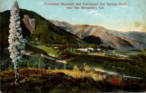 California San Bernardino Arrowhead Mountain and Arrowhead Hot Springs Hotel