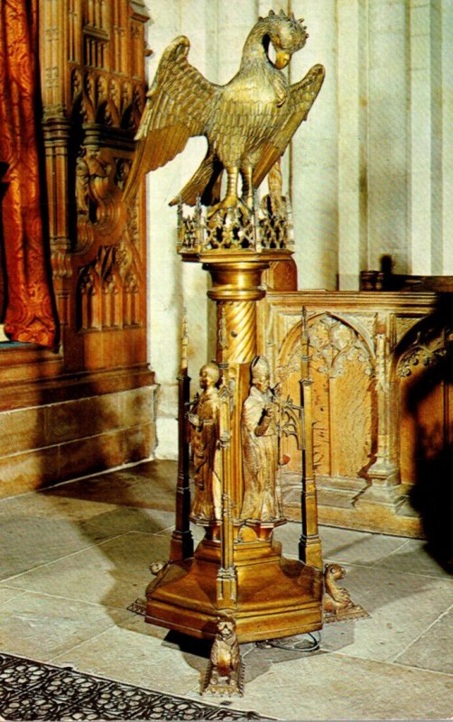 England Norwich Cathedral The Pelican Lecturn