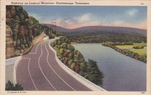 Highway Up Lookout Mountain Chattanooga Tennessee 1957