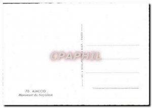 Modern Postcard Ajaccio Napoleon Monument 1