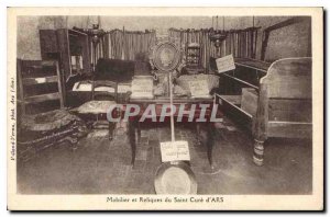 Postcard Old furniture and relics of the Holy Cure of Ars