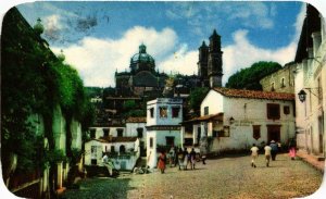 CPM AK Vista de la Catedral de Santa Prisca de Taxco Gro MEXICO (599607)