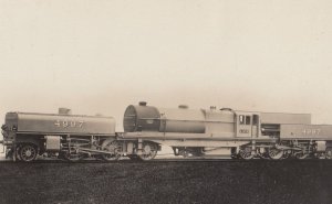 LMS  Class 2-6-6 2T Number 2997 Train Antique Real Photo Postcard