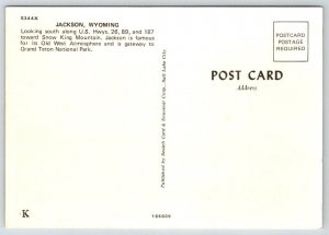 Jackson, Wyoming  Silver Spur Restaurant  Cowboy Bar  - Postcard