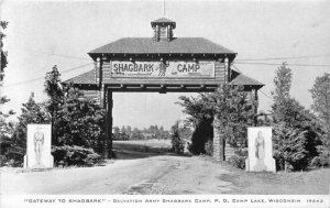 Camp Gateway to Shagbark 1930s Postcard #19543 Camp Lake Wisconsin 20-12295
