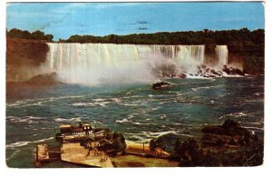 Maid of the Mist Landing Niagara Falls, American Falls, New York, Used 1955