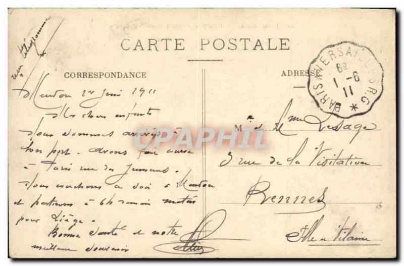 Old Postcard Panorama Meudon Val Fleury and Orphanage