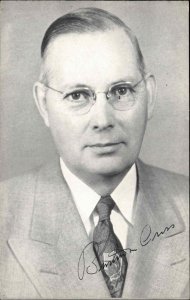 Burton Cross Maine State Governor Politician 1950s-60s Vintage Postcard