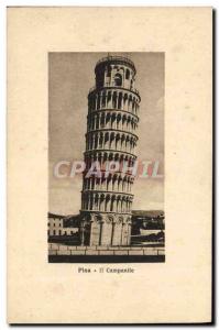Postcard Old Pisa Duomo Campanile