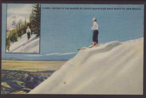 Skiing Near Santa Fe New Mexico Postcard 4376