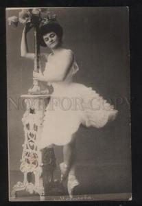 102817 Dancing MOSOLOVA Russian BALLET Star DANCER old PHOTO