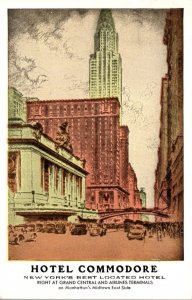 New York City Hotel Commodore 1948