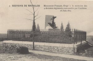 Waterloo Monument Gordon et Hanovrien Lagaert War Postcard