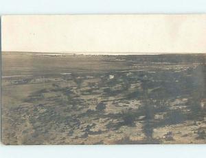 old rppc TRAIN RAILWAY IN LAKE EYRE AREA Near William Creek Australia HM1876