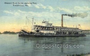 Missouri River Front Ferry Boats, Ship Unused 