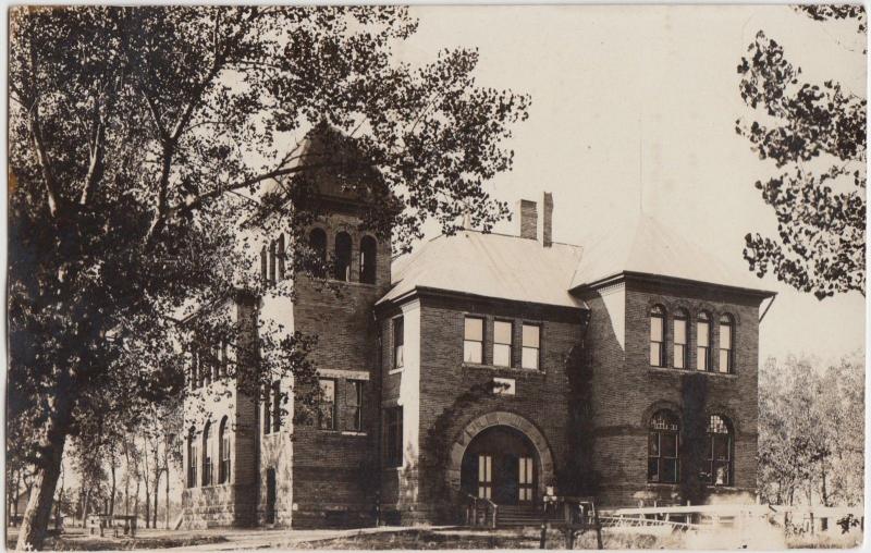 Colorado Co Real Photo RPPC Postcard 1911 LAMAR  School House