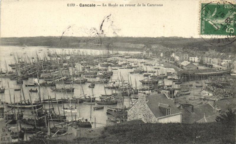 CPA CANCALE - La Houle au retour de la Caravane (112009)