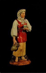 Russia Leningrad The Hermitage Museum Figure Of An Okhta Milkwoman Imperial P...