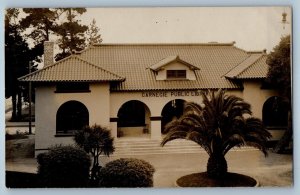 c1910's Carnegie Public Library Pacific Grove California CA RPPC Photo Postcard